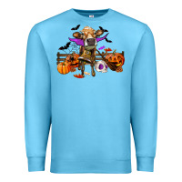 Ocean Blue Heifer cow halloween Premium Sweatshirt - RanaPortraitStore