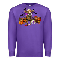 Purple Heifer cow halloween Premium Sweatshirt - RanaPortraitStore