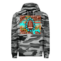 Slate Camo football leopard turquoise gemstone sunflower Premium Hoodie - JahusDesignShop