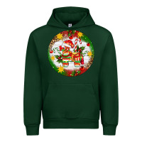 Forest Green Christmas Pinata Ornament Urban Hoodie - Artiststas