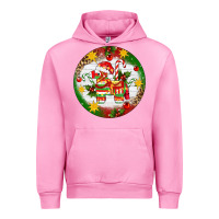 Fuchsia Pink Christmas Pinata Ornament Urban Hoodie - Artiststas