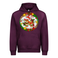 Mauve Wine Christmas Pinata Ornament Urban Hoodie - Artiststas
