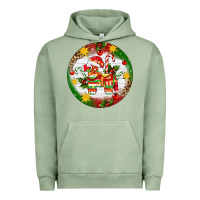 Pigment Oil Green Christmas Pinata Ornament Urban Hoodie - Artiststas