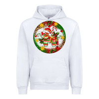 White Christmas Pinata Ornament Urban Hoodie - Artiststas