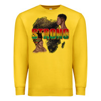 Lemon strong with glitter Premium Sweatshirt - texasbilliewilder