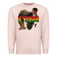 Pale Pink strong with glitter Premium Sweatshirt - texasbilliewilder