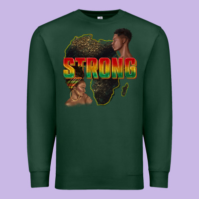Premium Sweatshirt strong with glitter