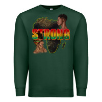 Sports Green strong with glitter Premium Sweatshirt - texasbilliewilder