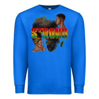 True Royal strong with glitter Premium Sweatshirt - texasbilliewilder