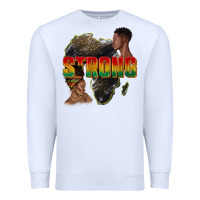 White strong with glitter Premium Sweatshirt - texasbilliewilder