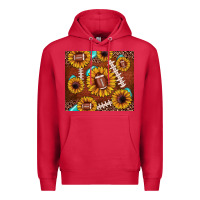 Cardinal football leopard sunflower Premium Hoodie - JahusDesignShop