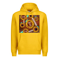 Lemon football leopard sunflower Premium Hoodie - JahusDesignShop