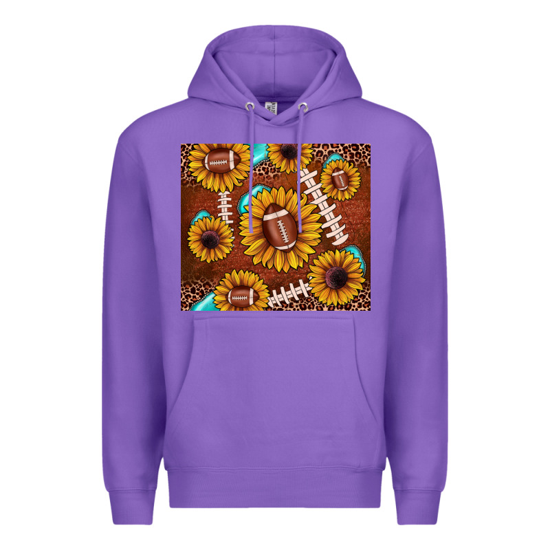 Football Leopard Sunflower Premium Hoodie by JahusDesignShop | Teevron