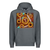 Rock football leopard sunflower Premium Hoodie - JahusDesignShop