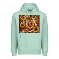 Seafoam football leopard sunflower Premium Hoodie - JahusDesignShop