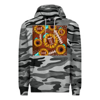 Slate Camo football leopard sunflower Premium Hoodie - JahusDesignShop
