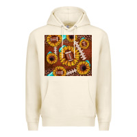 Tofu football leopard sunflower Premium Hoodie - JahusDesignShop