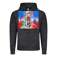 Vintage Black american flag  and america Vintage Hoodie - AdoDesignShop