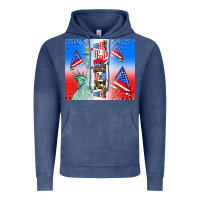 Vintage Denim american flag  and america Vintage Hoodie - AdoDesignShop