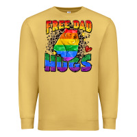 Antique Gold free dad hugs Premium Sweatshirt - Zillion Design Studio