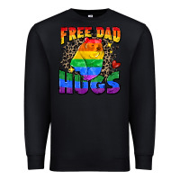 Black free dad hugs Premium Sweatshirt - Zillion Design Studio
