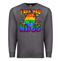 Charcoal Heather free dad hugs Premium Sweatshirt - Zillion Design Studio