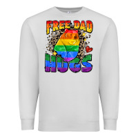 Dove Grey free dad hugs Premium Sweatshirt - Zillion Design Studio
