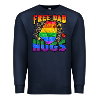 Navy free dad hugs Premium Sweatshirt - Zillion Design Studio