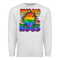 Oatmeal Heather free dad hugs Premium Sweatshirt - Zillion Design Studio