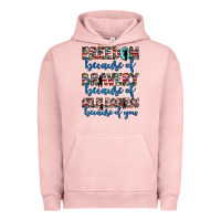Pigment Salmon freedom because of bravery because of selflessness because of you Urban Hoodie - JahusDesignShop