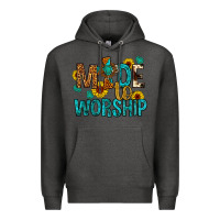 Charcoal Heather made to worship Premium Hoodie - Artiststas