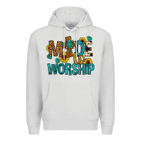 Dove Grey made to worship Premium Hoodie - Artiststas