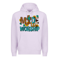Lilac made to worship Premium Hoodie - Artiststas