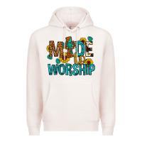 Pale Pink made to worship Premium Hoodie - Artiststas