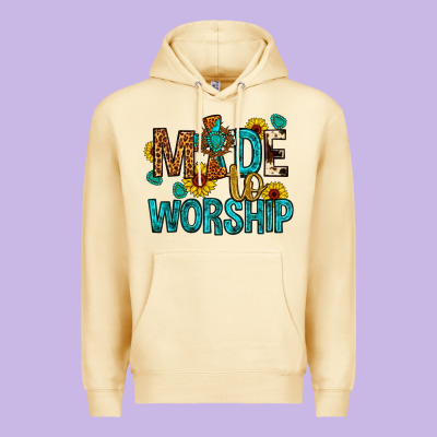 Made To Worship Premium Hoodie Designed By Artiststas