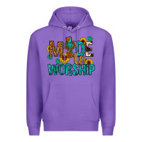 Purple made to worship Premium Hoodie - Artiststas
