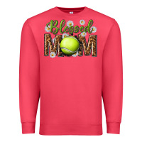 Cardinal blessed mom with tennis and daisy Premium Sweatshirt - texasbilliewilder