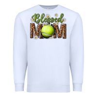 Blessed Mom With Tennis And Daisy Premium Sweatshirt | Teevron