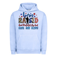 Pigment Grape Ice born raised and protected by god guns and glory Urban Hoodie - JahusDesignShop