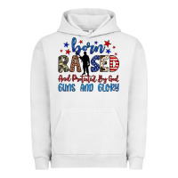 Pigment Lunar Rock born raised and protected by god guns and glory Urban Hoodie - JahusDesignShop