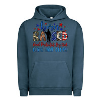Pigment Midnight Navy born raised and protected by god guns and glory Urban Hoodie - JahusDesignShop
