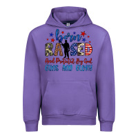 Born Raised And Protected By God Guns And Glory Urban Hoodie | Teevron