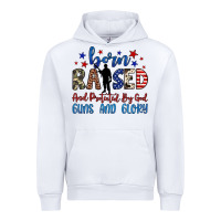 White born raised and protected by god guns and glory Urban Hoodie - JahusDesignShop