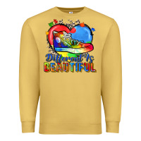 Antique Gold different is beautiful Premium Sweatshirt - Zillion Design Studio