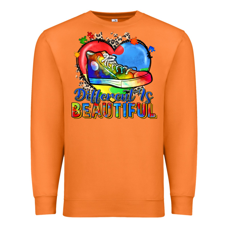 Different Is Beautiful Premium Sweatshirt by Zillion Design Studio | Teevron