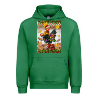 Emerald Christmas rooster Urban Hoodie - Artiststas