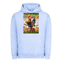Pigment Grape Ice Christmas rooster Urban Hoodie - Artiststas