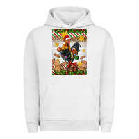 Pigment Lunar Rock Christmas rooster Urban Hoodie - Artiststas