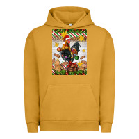 Pigment Peanut Butter Christmas rooster Urban Hoodie - Artiststas