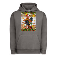 Pigment Tornado Christmas rooster Urban Hoodie - Artiststas